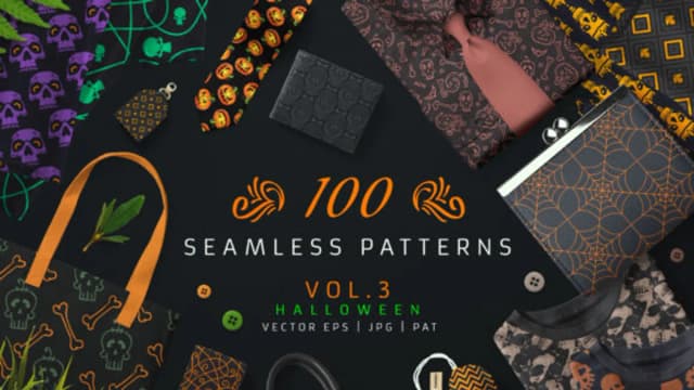 Обложка курса: [Сreativefabrica] 100 Seamless Patterns Vol.3 (pixaroma). Площадка: Складчина.biz