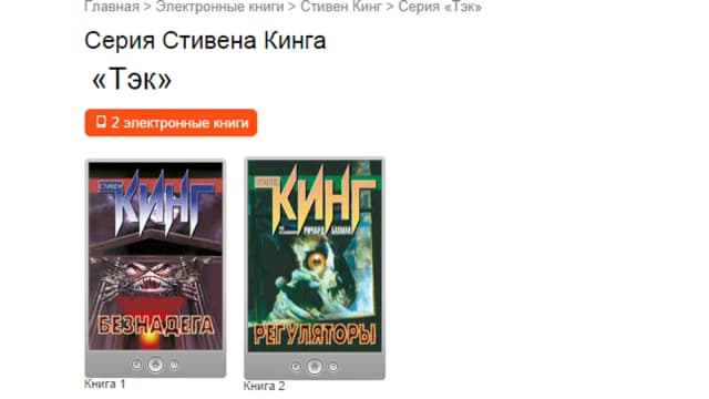 Обложка курса: Стивен Кинг. Площадка: Складчик