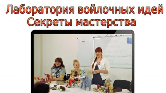 Обложка курса: Сухое валяние игрушек. Площадка: Складчик
