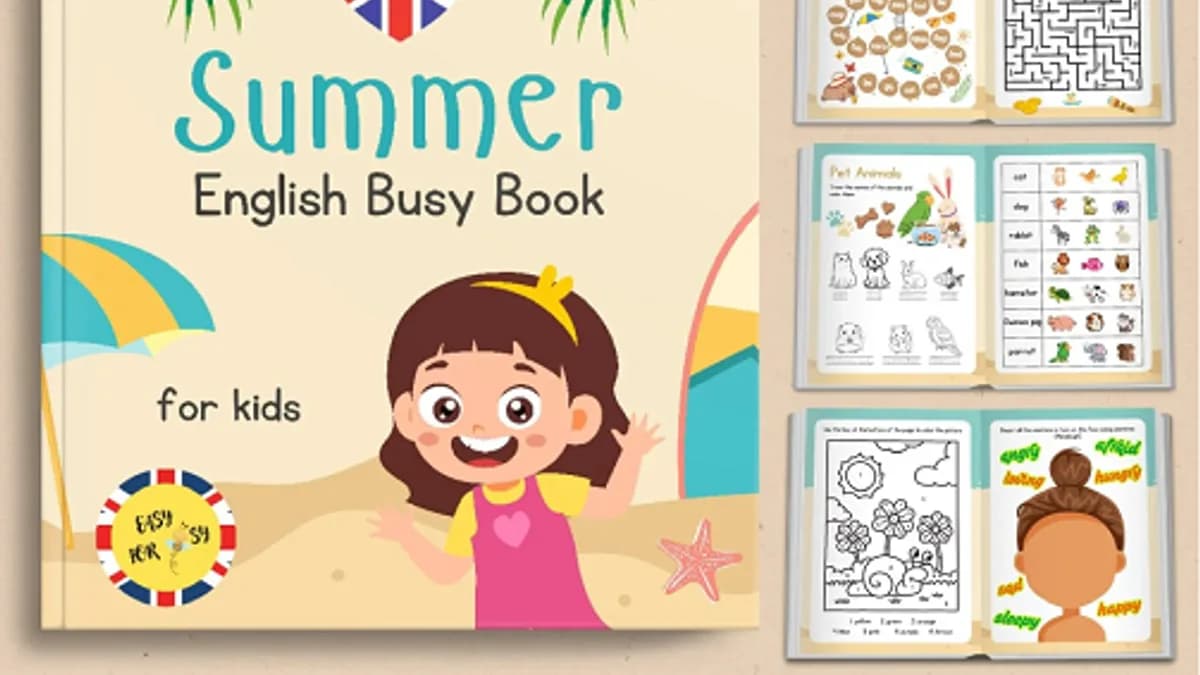 Обложка курса: Summer Busy Book для малышей [Алёна Коденцева]. Площадка: Складчик