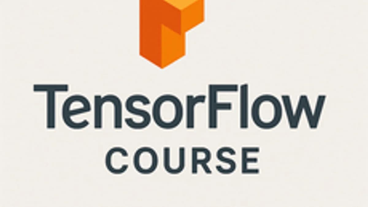 Обложка курса «TensorFlow: нейросети для начинающих» на Stepik