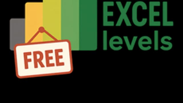 Обложка курса «Тест на уровень Excel» на Stepik