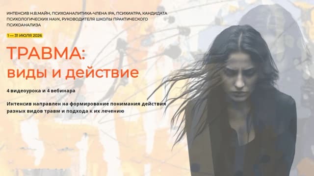 Обложка курса: Травма: виды и действие [Надежда Майн]. Площадка: Складчик