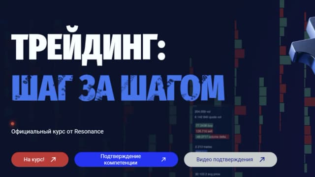 Обложка курса: Трейдинг: шаг за шагом (2024) [Resonance]. Площадка: Складчик
