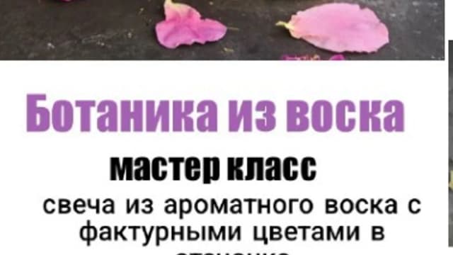 Обложка курса: Цветочная свеча. Курс Музыка (Елена Дудлякова). Площадка: Складчина.biz