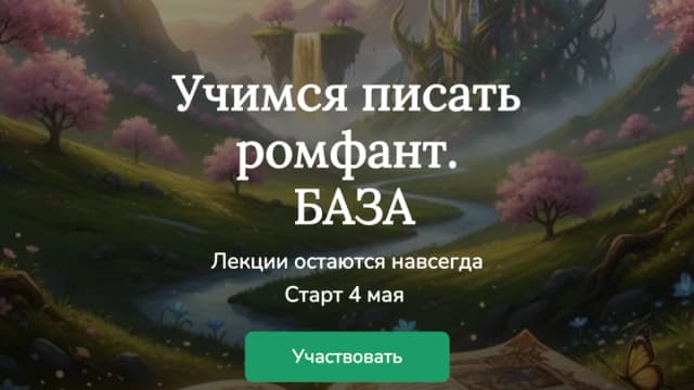 Обложка курса: Учимся писать ромфант. База [Анна Одувалова]. Площадка: Складчик