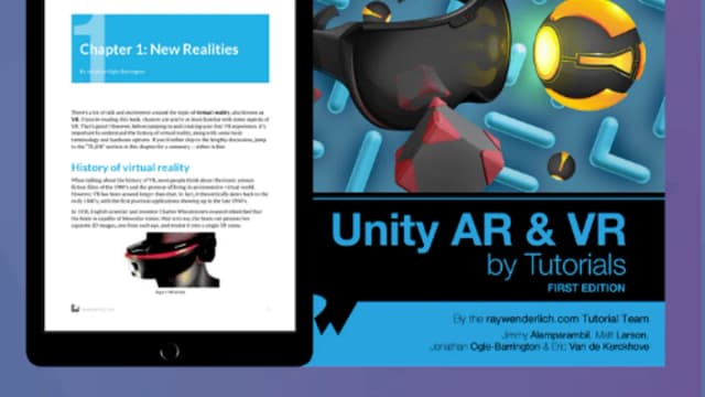 Обложка курса: Unity AR & VR [raywenderlich]. Площадка: Складчик