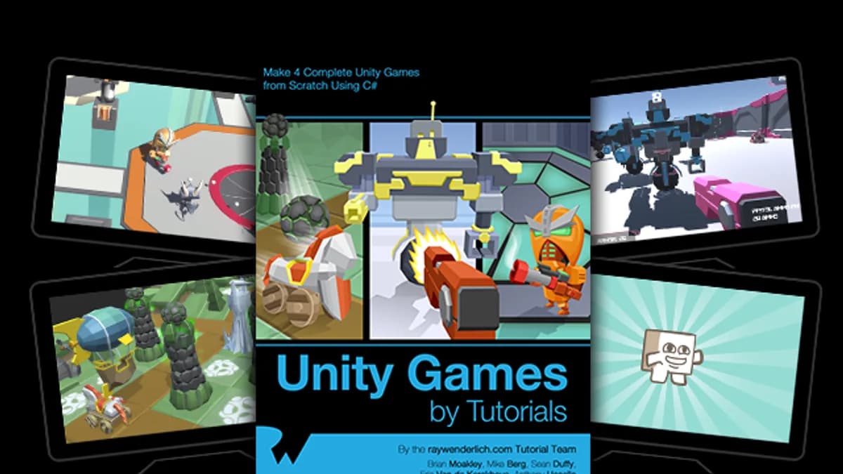 Обложка курса: Unity Games by Tutorials. Площадка: Складчик