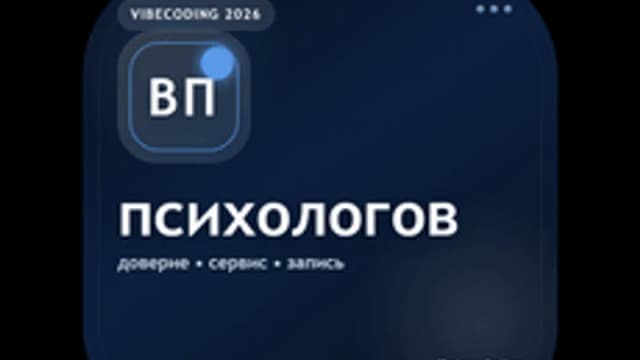 Обложка курса «Вайбкодинг для психологов» на Stepik
