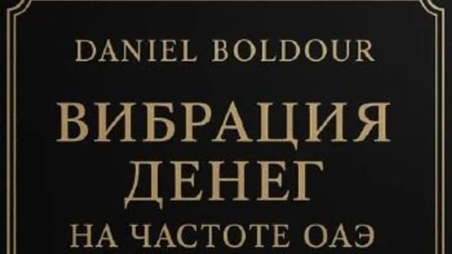 Обложка курса: Вибрация денег [Daniel Boldour]. Площадка: Складчик