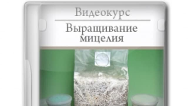 Обложка курса: Видеокурс «Выращивание мицелия». Площадка: Складчик