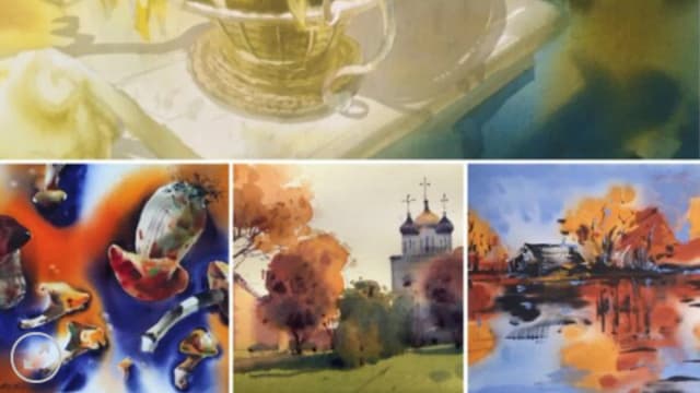 Обложка курса: Виртуальный пленэр. Осень [belkabrush]. Площадка: Складчик