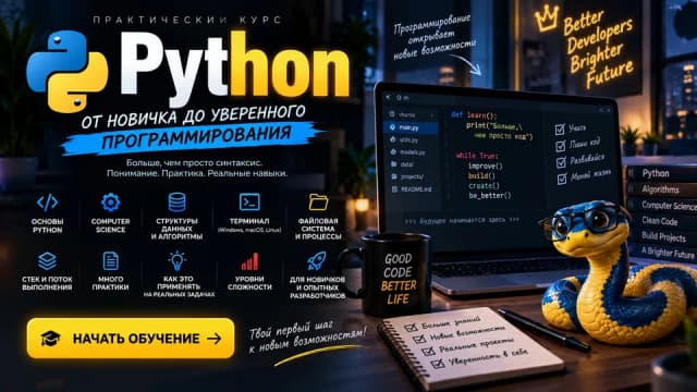  Курс Python с абсолютного нуля