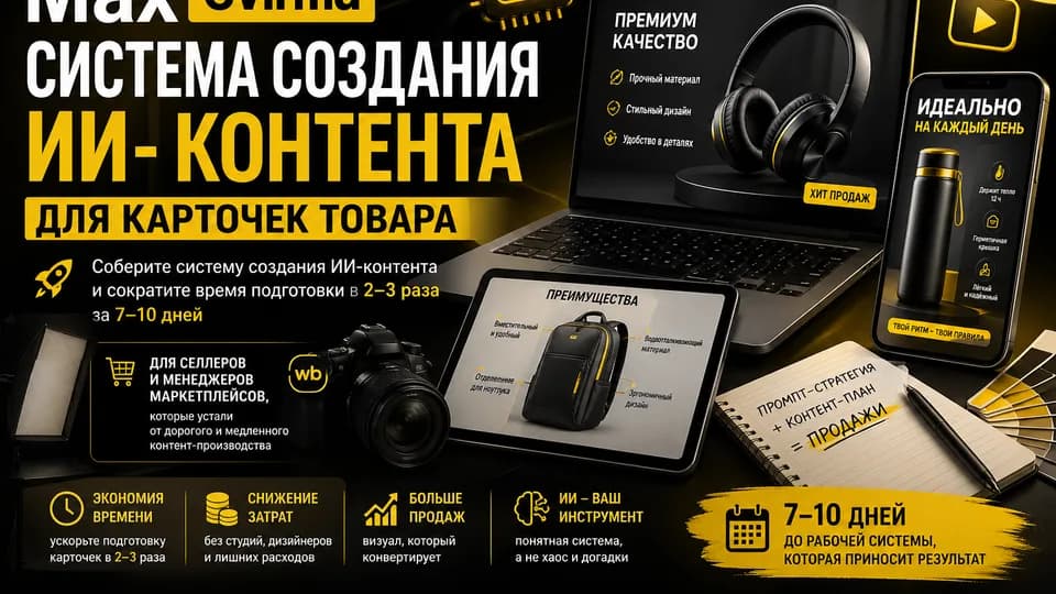 Evirma Система создания ИИ- контента для карточек товара