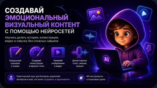 Создавай эмоциональный визуальный контент с помощью нейросетей