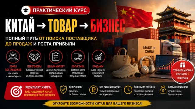 Китай. Все по делу + Белый ввоз. Тариф 2 С контактами