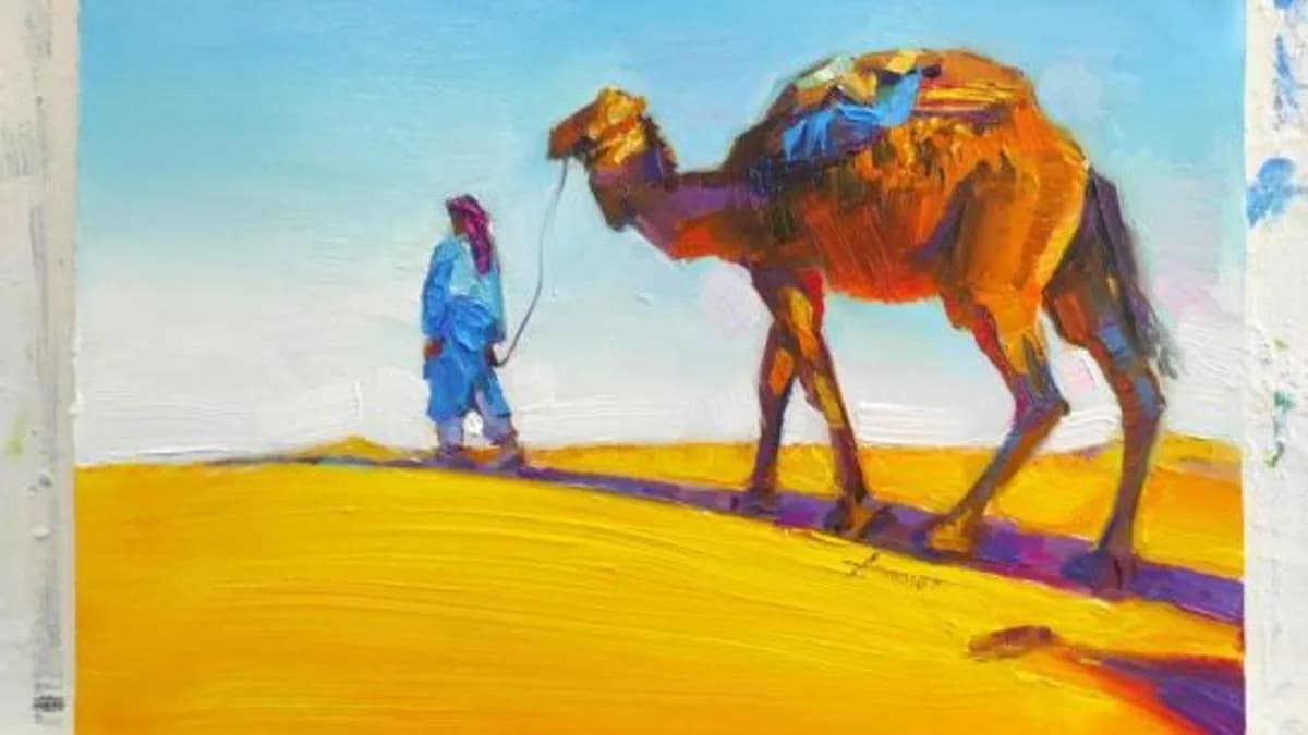Обложка курса: Восток (масло) [Виталий Антипин]. Площадка: Складчик