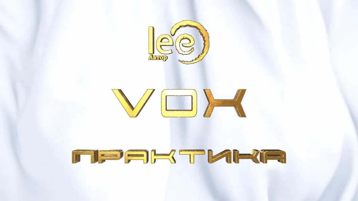 Обложка курса: VOX Практика (Lee). Площадка: Складчина.biz
