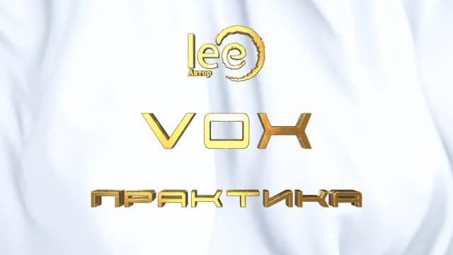 Обложка курса: VOX Практика (Lee). Площадка: Складчина.biz