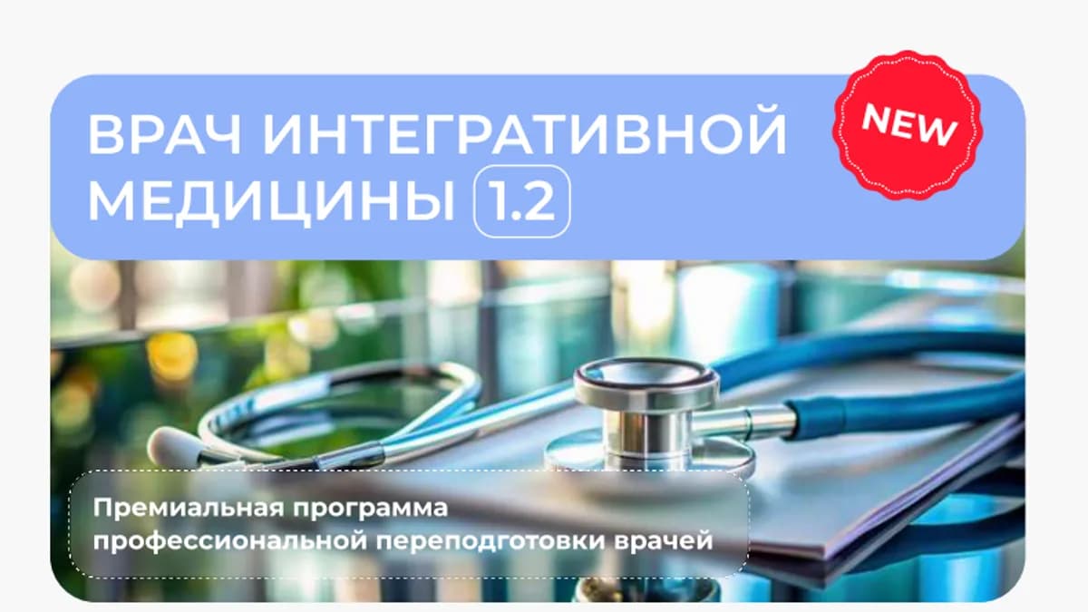 Обложка курса: Врач интегративной медицины [UniProf]. Площадка: Складчик