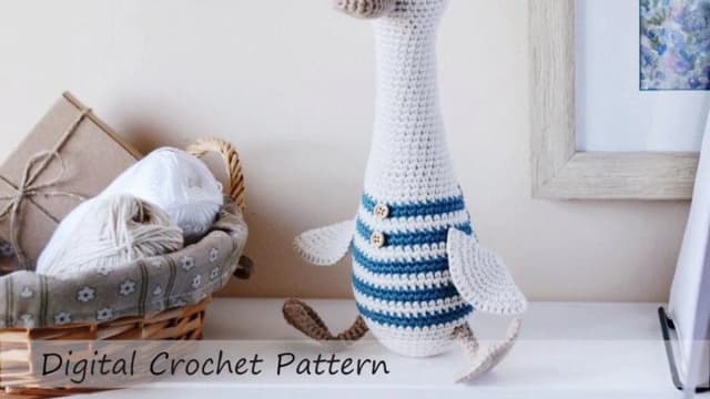 Обложка курса: [Вязание] Гусь морской [FireflyCrochets]. Площадка: Складчик