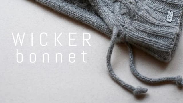 Обложка курса: [Вязание] Капор Wicker bonnet [Светлана Селиванова]. Площадка: Складчик