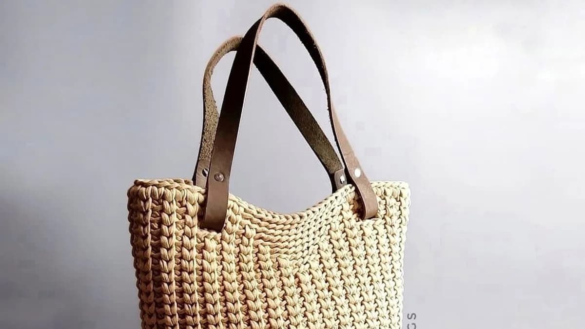 Обложка курса: [Вязание] Шоппер "Африка" [dasha_bags] [Дарья Калюжная]. Площадка: Складчик