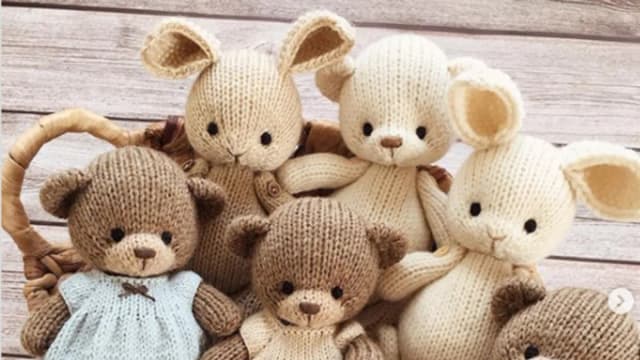 Обложка курса: Вязание спицами. Мишутка (evgeniya_and_ludmila). Площадка: Складчина.biz
