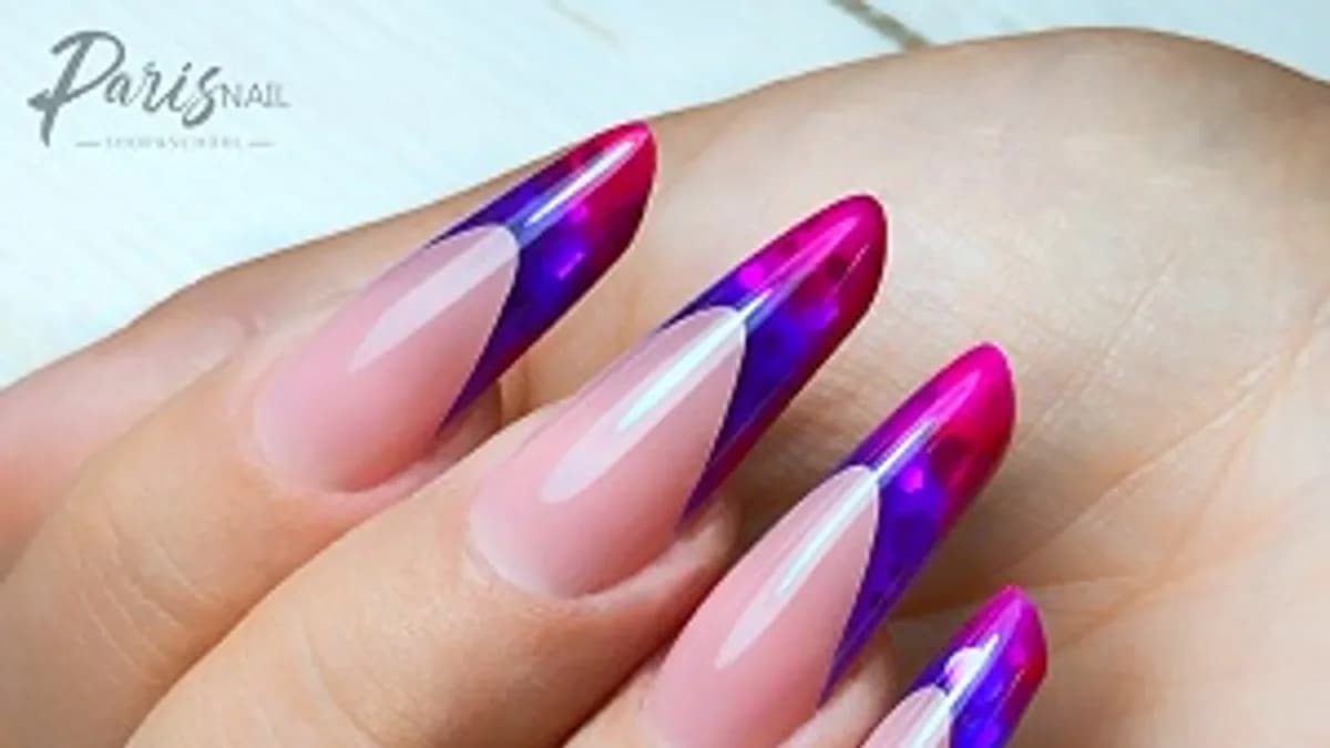 Обложка курса: Выкладной френч гель + полигель [parisnail] [Ксения Бакульманова]. Площадка: Складчик