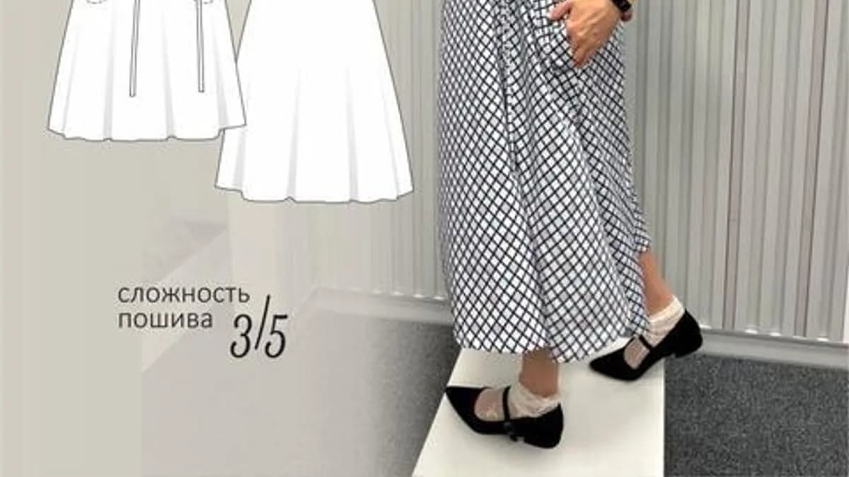 Обложка курса: [Выкройки] Платье Линетт. Размер 42-54. Рост 164 [PatternClo]. Площадка: Складчик