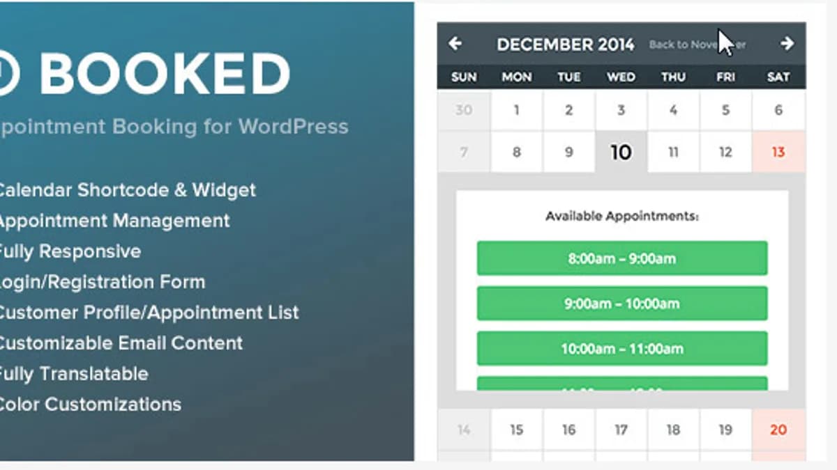 Обложка курса: [WP]Booked - Appointment Booking. Площадка: Складчик