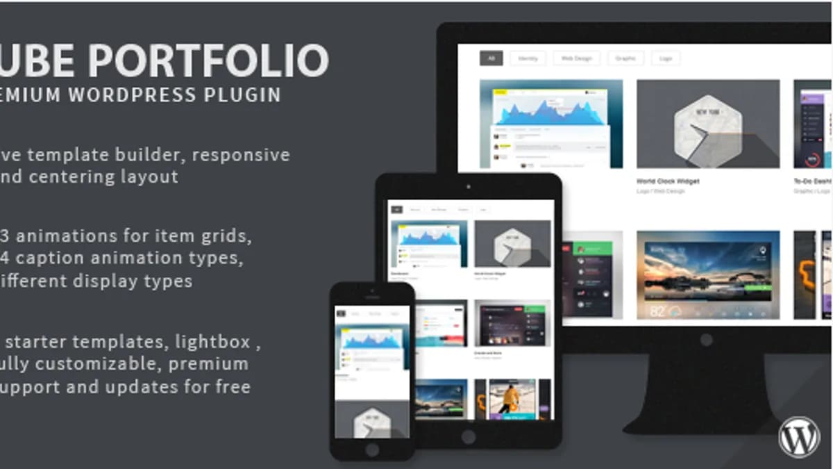 Обложка курса: [WP] Cube Portfolio. Площадка: Складчик