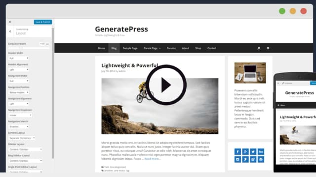 Обложка курса: [WP] GeneratePress 2023 [Продление]. Площадка: Складчик