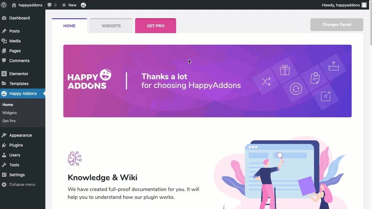 Обложка курса: [WP] Happyaddons - дополнения для Элементор [happyaddons]. Площадка: Складчик