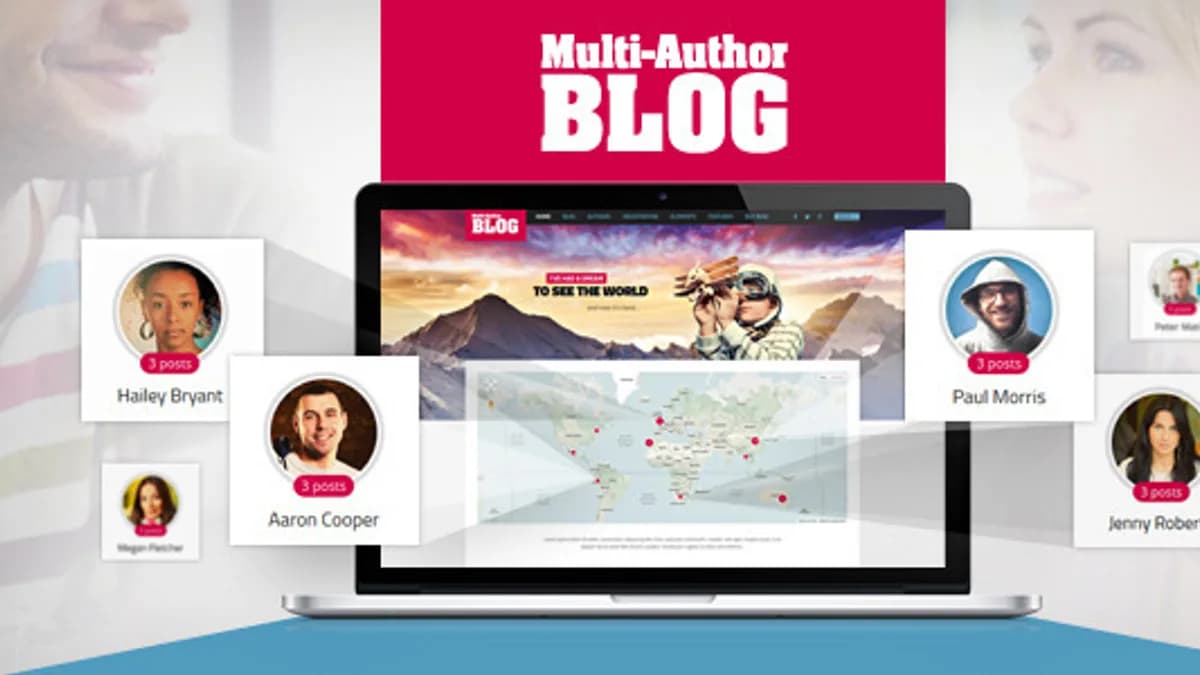 Обложка курса: [WP]Multi-Author Blog. Площадка: Складчик