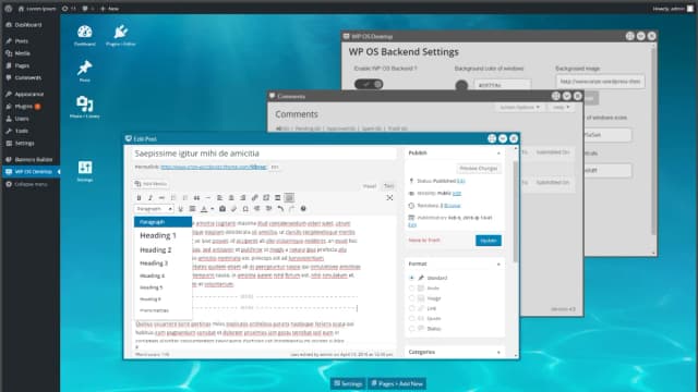 Обложка курса: WP OS Desktop Backend. Площадка: Складчик