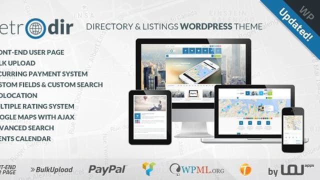 Обложка курса: [WP] Перевод на русский язык Metrodir - Directory & Listings. Площадка: Складчик