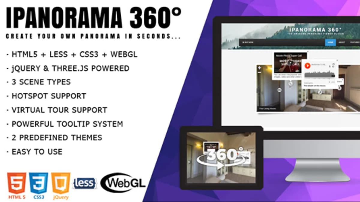 Обложка курса: [WP][Повтор][HTML] iPanorama 360 - виртуальные туры. Площадка: Складчик