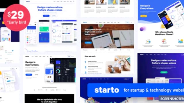Обложка курса: [WP] Starto.Software Startup WordPress [ThemeGoods] [themeforest]. Площадка: Складчик