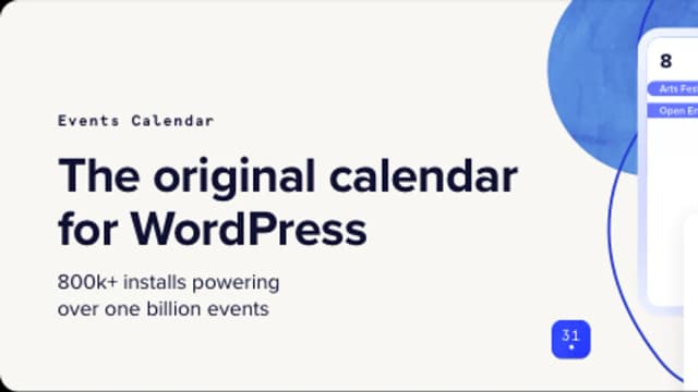 Обложка курса: [WP] The Events Calendar. Площадка: Складчик