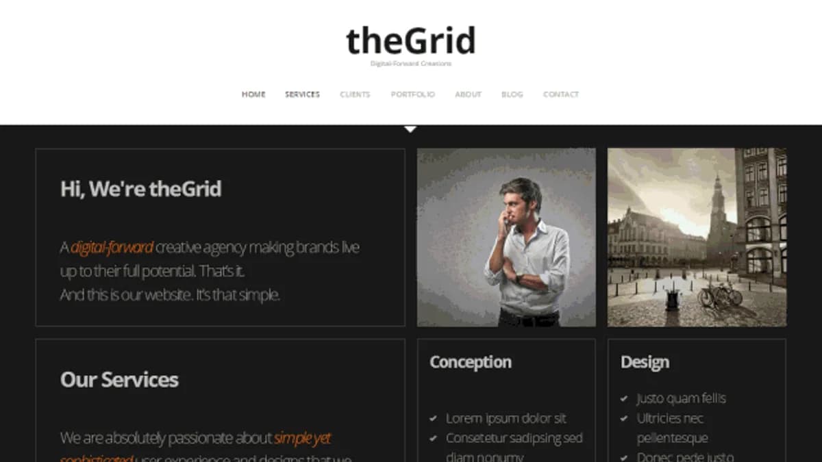 Обложка курса: [WP] theGrid - красивый блог-визитка. Площадка: Складчик