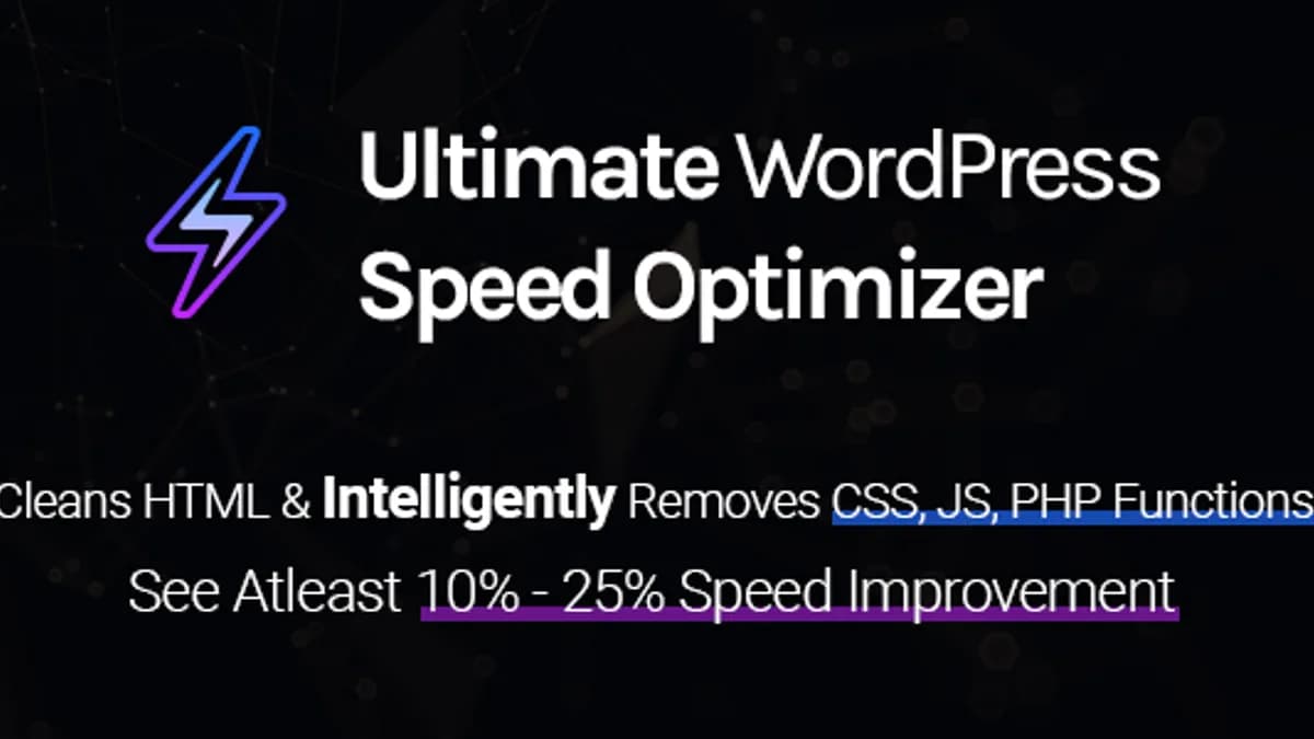 Обложка курса: [WP] Ultimate WordPress Speed Optimizer. Площадка: Складчик
