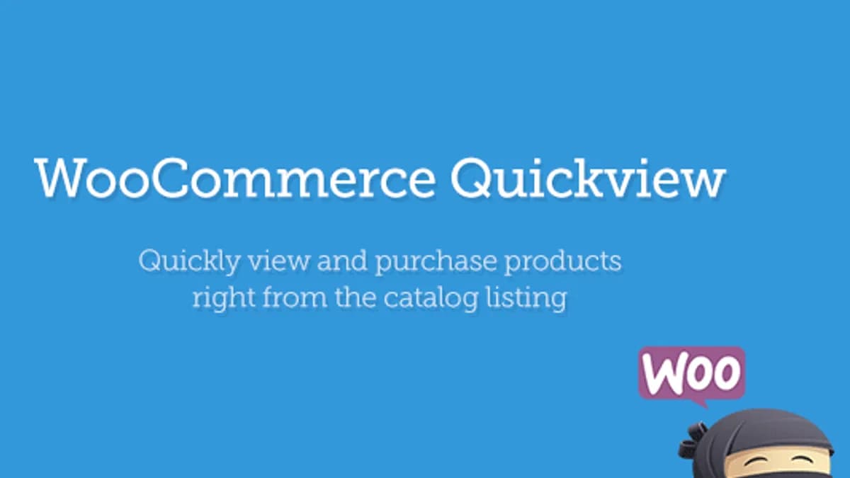 Обложка курса: [WP] WooCommerce Quickview. Площадка: Складчик