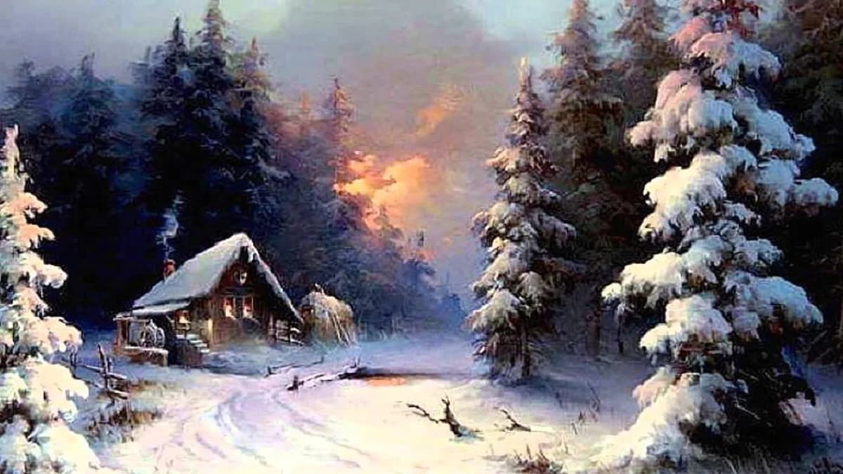 Обложка курса: Зимние этюды. Площадка: Складчик