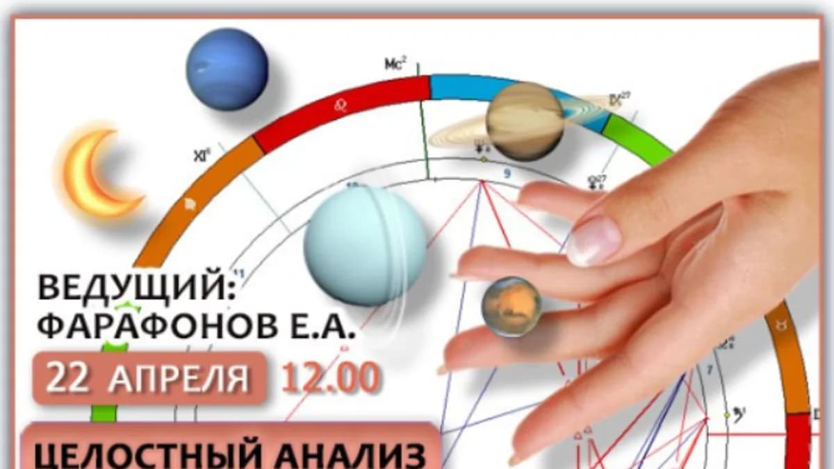 Обложка курса: Астрология - целостный алгоритм. Фарафонов. Площадка: Складчик