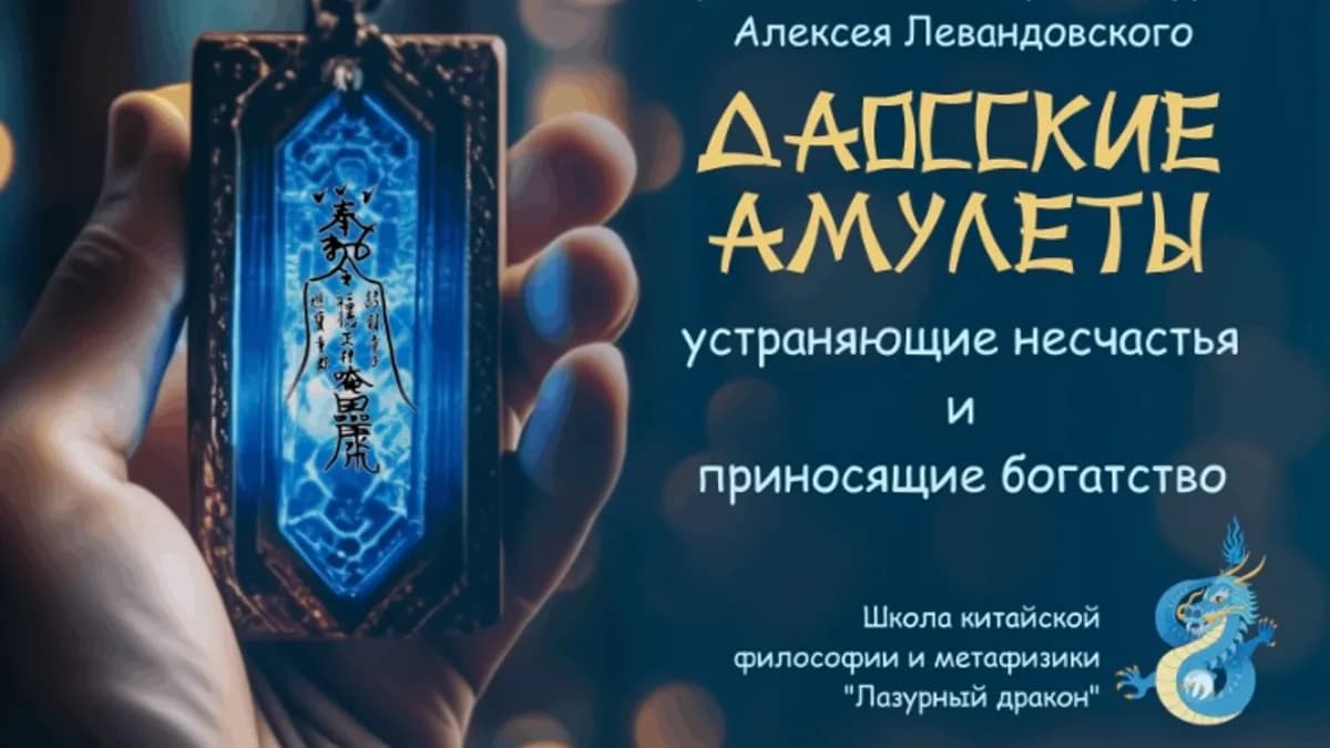Обложка курса: Даосские амулеты часть 2 (Алексей Левандовский). Площадка: Складчина.biz