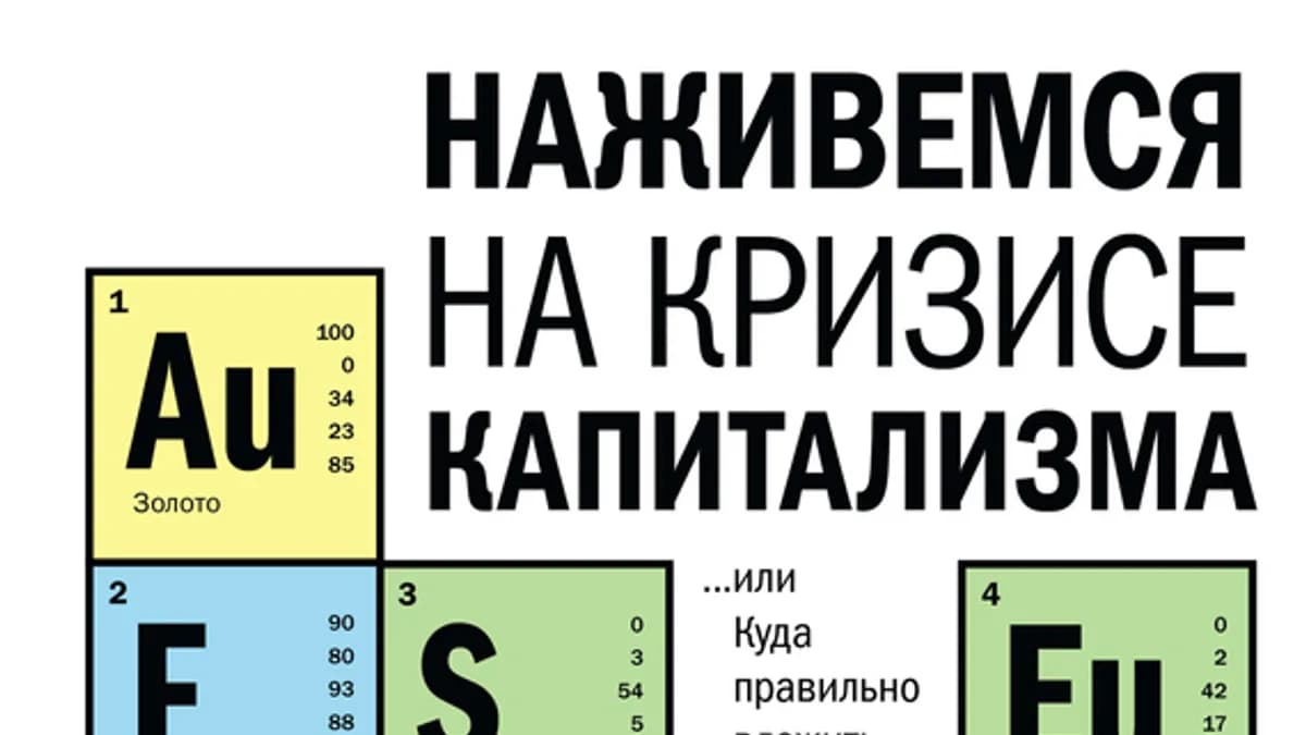 Обложка курса: Дмитрий Хотимский «Наживемся на кризисе капитализма… или Куда правильно вложить деньги». Площадка: Складчик