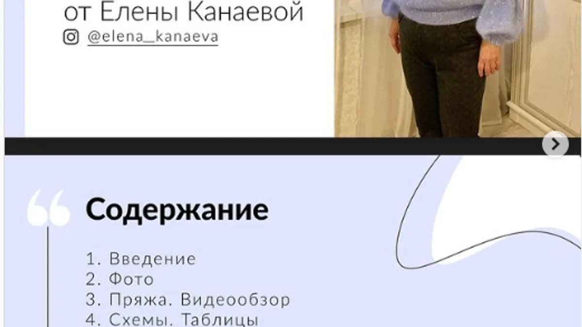 Обложка курса: Джемпер с пайетками «Рукав - Фонарик» (Елена Канаева). Площадка: Складчина.biz