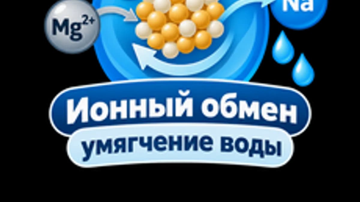 Обложка курса «Ионный обмен и умягчение воды. Курс 4 из 5.» на Stepik