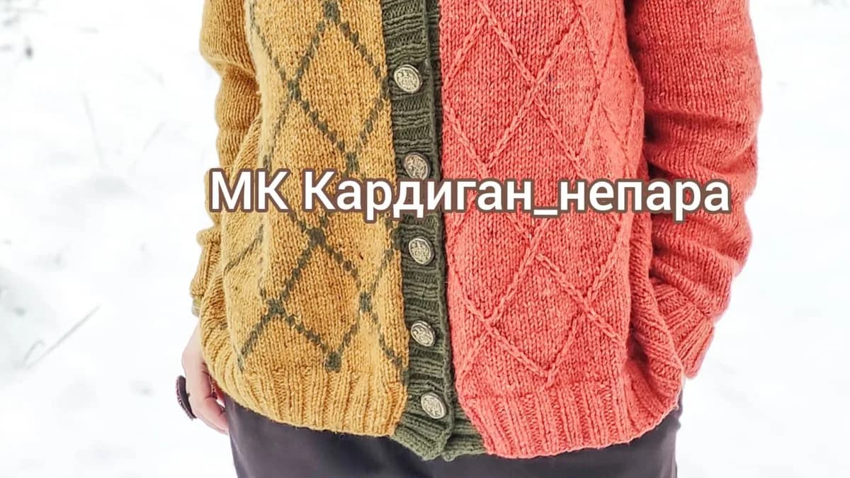Обложка курса: Кардиган Непара (Татьяна Мишанина). Площадка: Складчина.biz